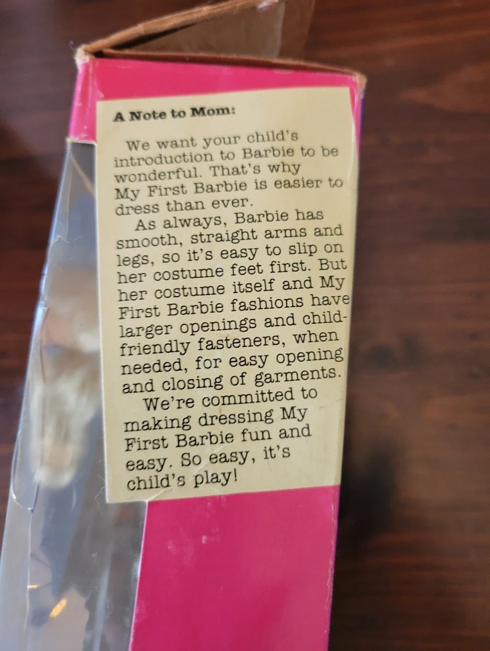 1991 My First Barbie Glittering Ballerina!